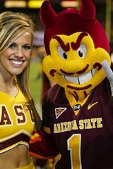 Arizona State ASU Sun Devils College Girl