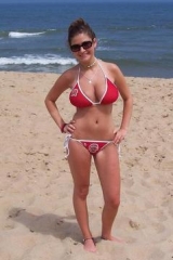 Ohio State College Bikini Girl