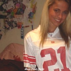 hot girl pink giants jersey